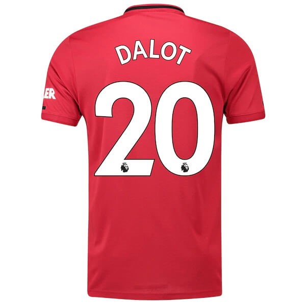 Camiseta Manchester United NO.20 Dalot Primera equipo 2019-20 Rojo